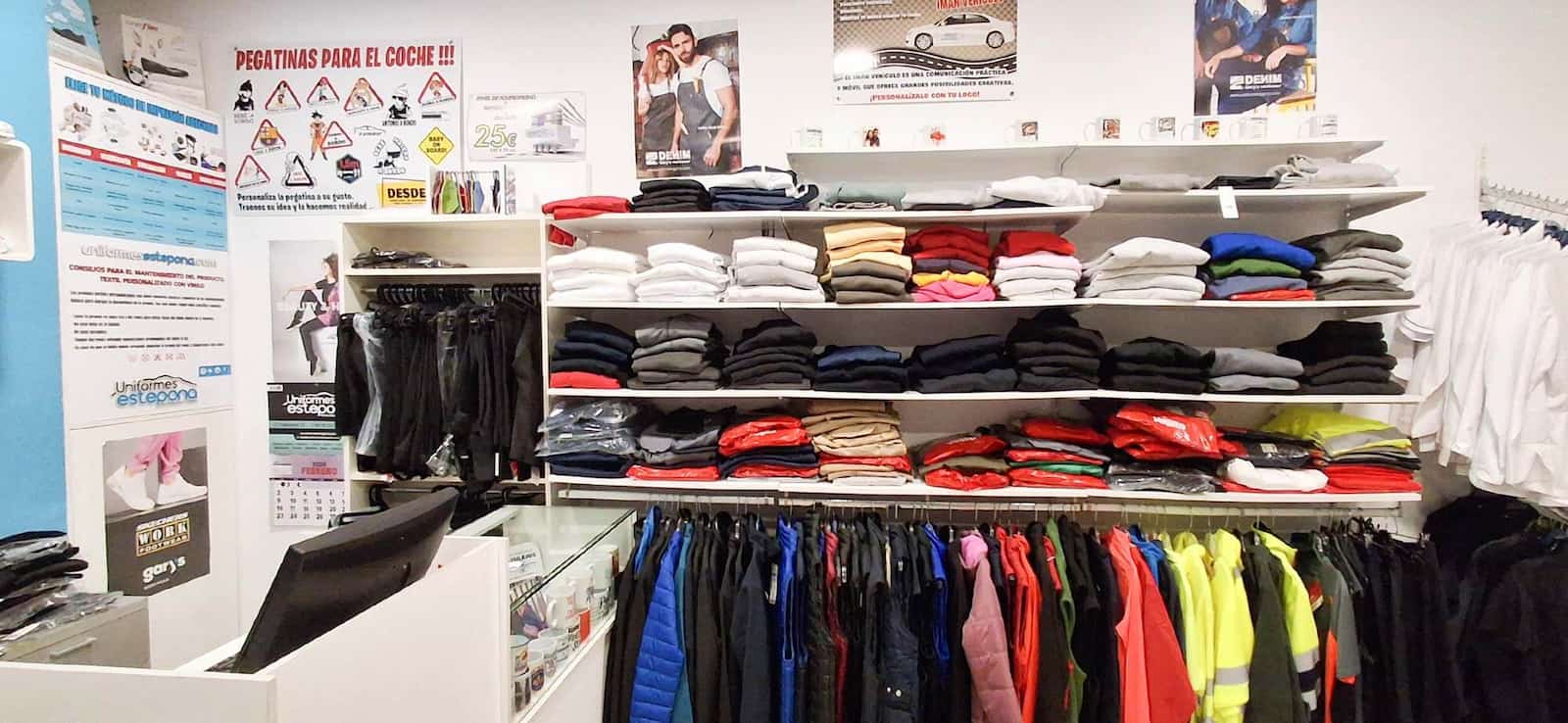 Tienda Uniformes Estepona – interior